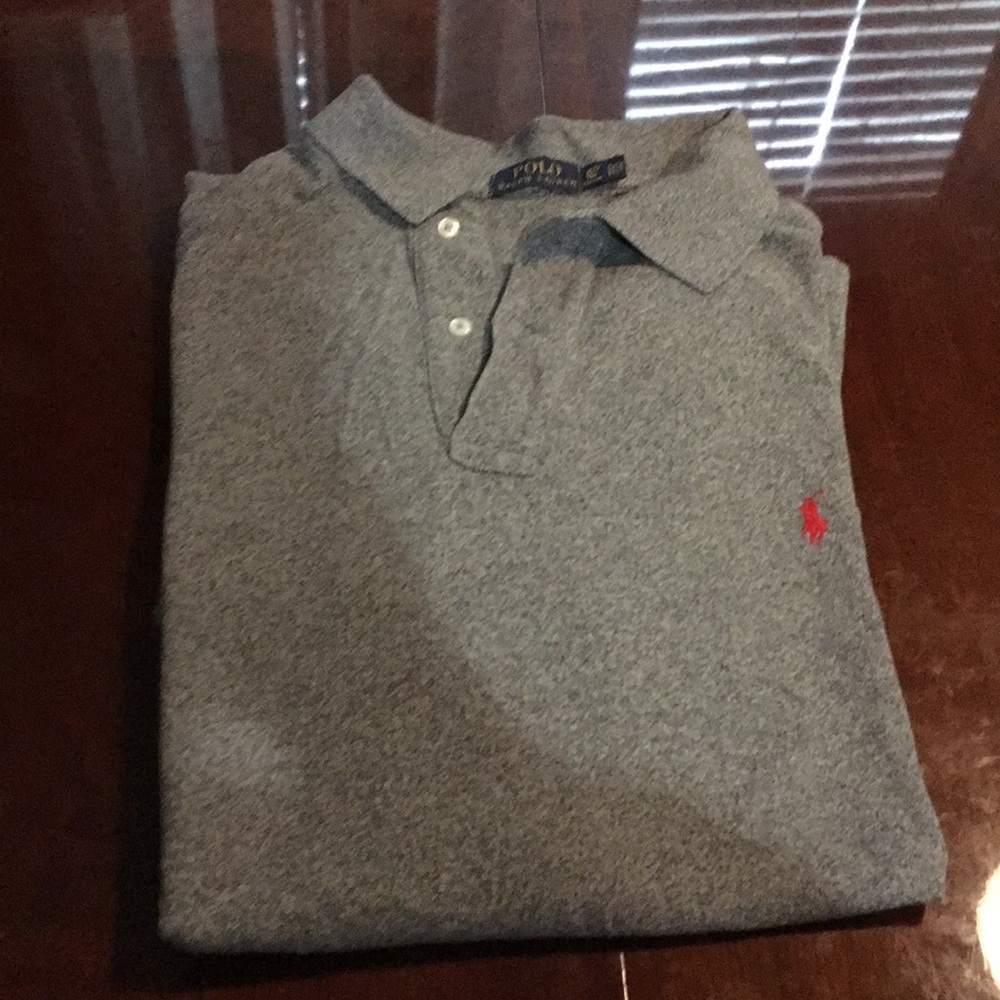 Short sleeve gray Polo